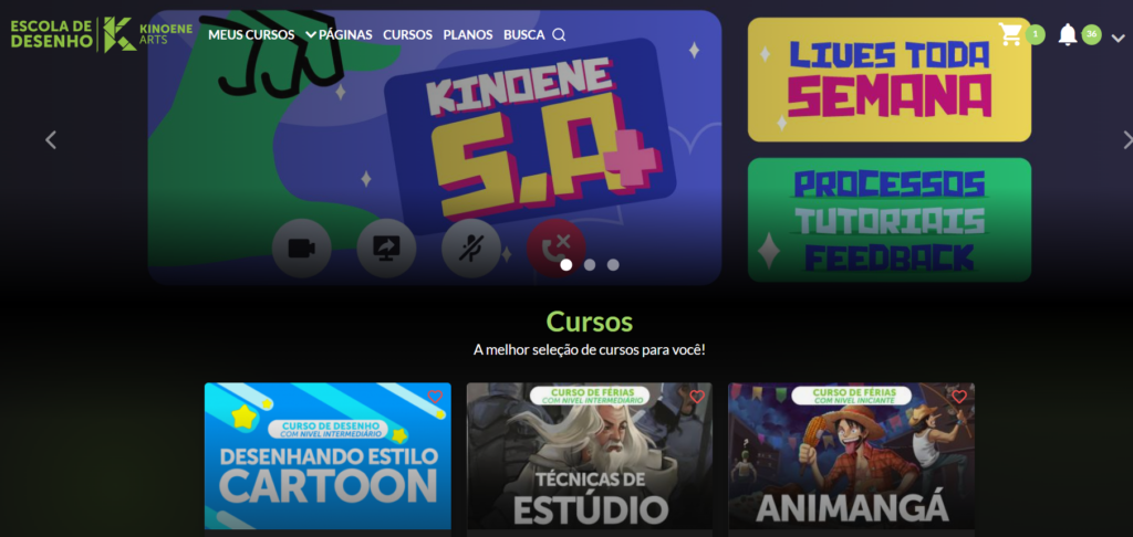 Promoção de aniversário Kinoene Arts