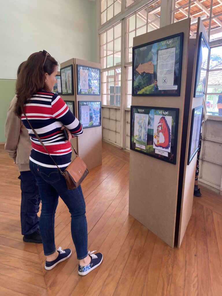 Visitantes da Exposição Kinoene Artes