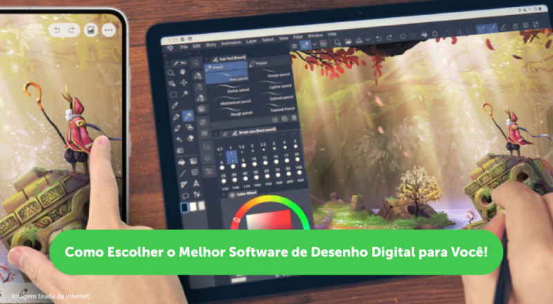 Como Escolher o Melhor Software de Desenho Digital para Você!