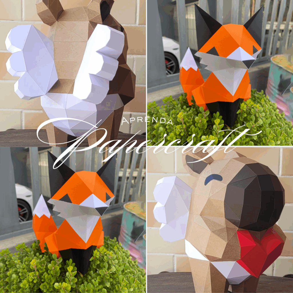 Papercraft: liberte sua imaginação! Moldes de personagens do instrutor do workshop de Papercraft que vai acontecer em junho, dia 28!