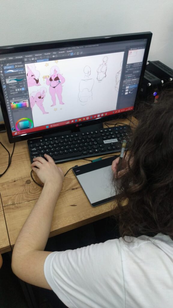 Desenho como hobby: um respiro no dia a dia - aula de digital de adultos com professor Yonhan